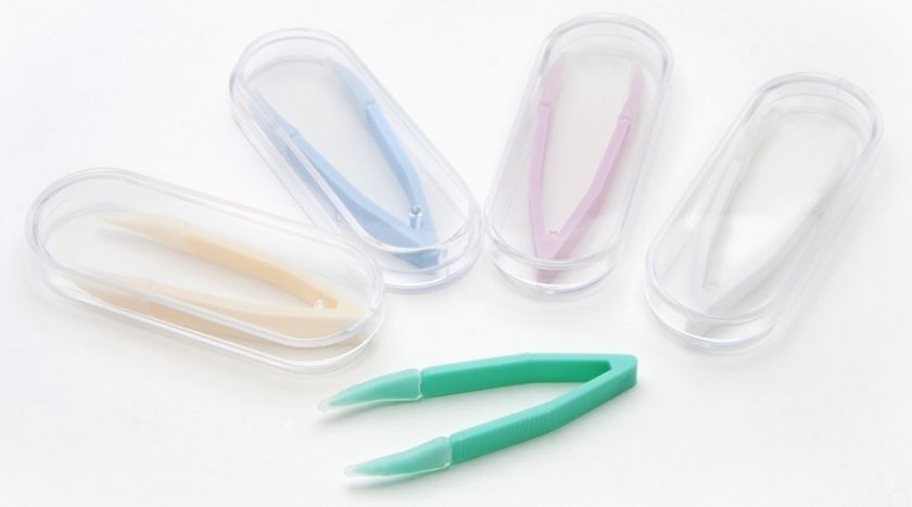   Tweezers With CASE   NEW   Multiple Colors   colored contacts lense