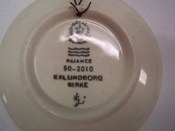 Royal Copenhagen 3 miniature Collector Plates Denmark  