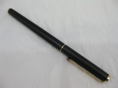 Vintage Montblanc Noblesse Black Fountain Pen, Nib Size M  