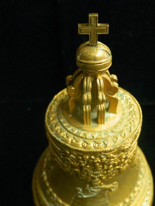 19C RUSSIAN GOLD GILDED BRONZE TSAR   BELL  