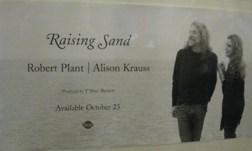 Robert Plant Alison Krauss Raising Sand promo poster  