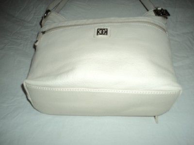 Giani Bernini Pebble NS Crossbody Bag White 6772BN $118.00 