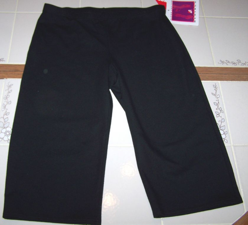 Nwt New Alpha Factor Capris Capri Baja Pants Black AL L  