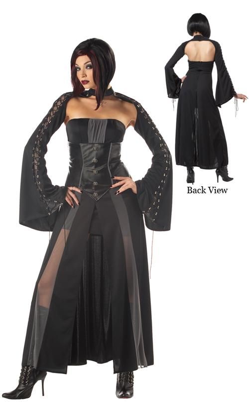 Women Gothic Vampire Mistress Barones Von Bloodshed Costume