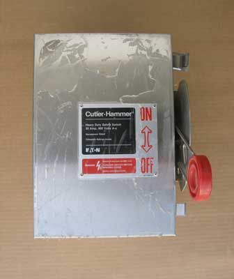 Cutler Hammer DH361UWK SS Safety Switch 30A 600V N4X  