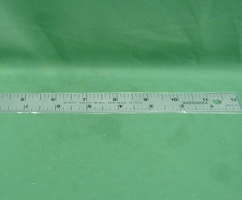 Aluminum Straight Edge English Metric Ruler~12x1~US  