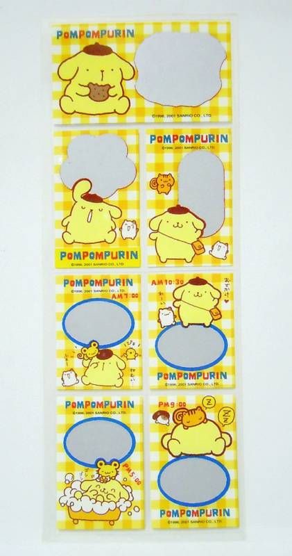 Sanrio Vintage Pom Pom Purin Kawaii Pompompurin Sticker  