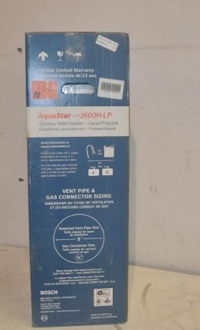 pipe size 5 gas connector size 3 4 packaging condition original 