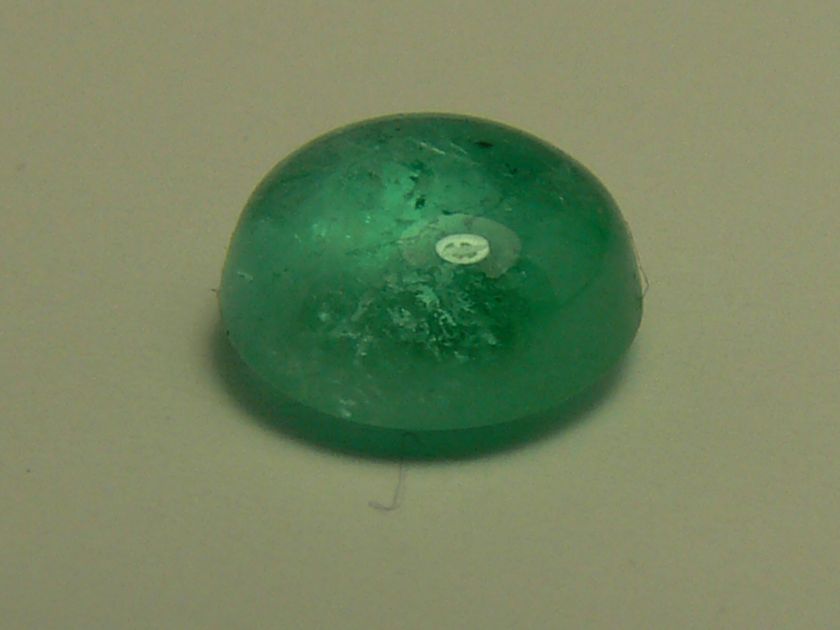 09 cts Natural Colombian Emerald Cabochon  