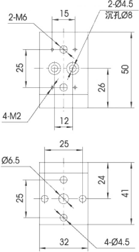 Fixed Right Angle plate  