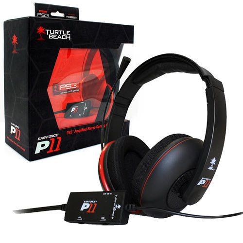 Turtle Beach Ear Force P11 Headset for PC, Mac and PS3 (Brand New 