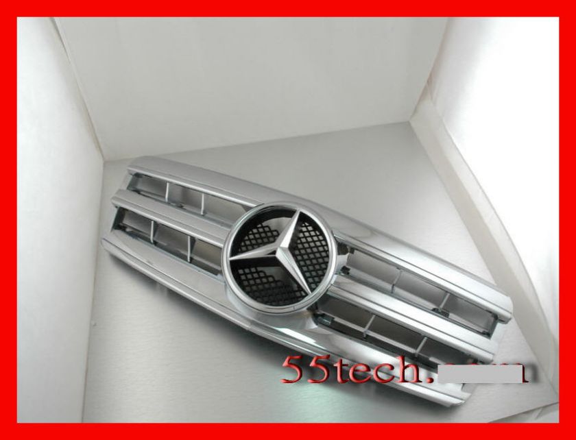 Mercedes W208 CLK Grille Grill CLK320 CLK430 CHROME NEW  