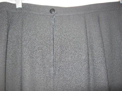 Kasper ASL womens lined black career suit size 14 EUC