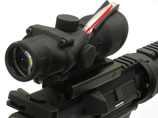 trijicon ta31f 4x32 scope description acog 4 32 scope with red chevron 