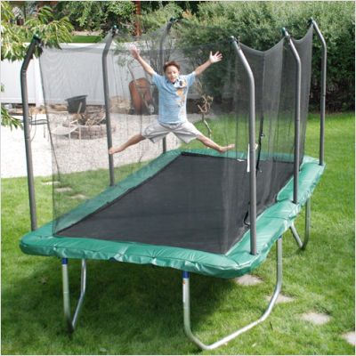 Skywalker Summit 8 x 14 Rectangle Trampoline with Safety Enclosure 