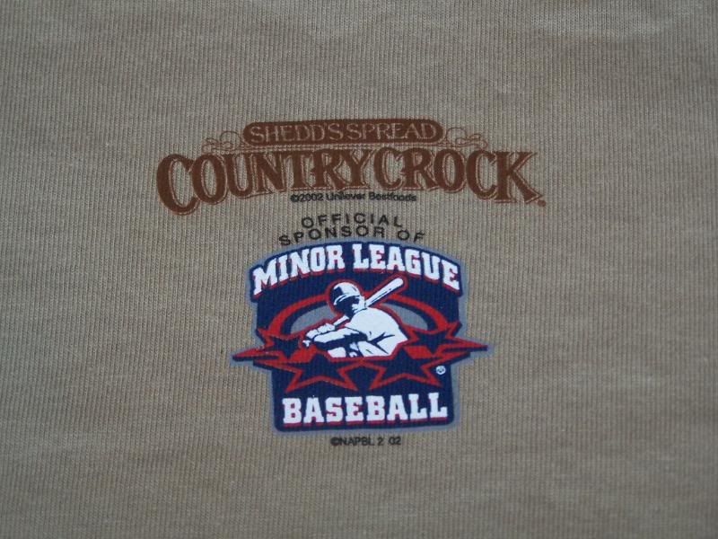 SHEDDS SPREAD COUNTRY CROCK Baseball Shirt   XL 1X New  
