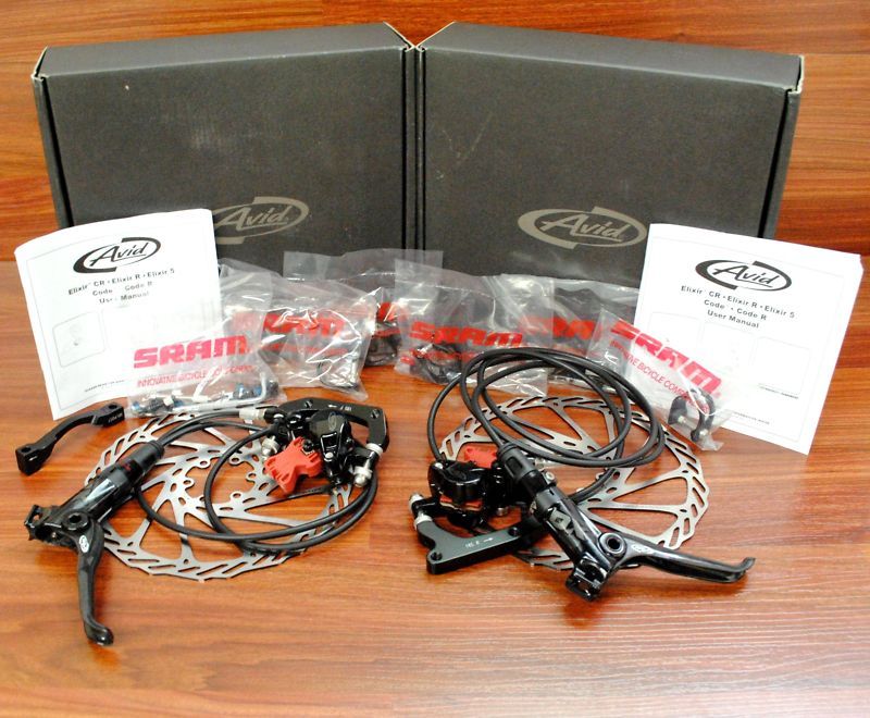 Avid Elixir X0 X.0 Front&Rear Disc Brake Set Black 185  