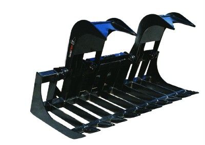 72 Skid Steer Skeleton Grapple Rod Bucket Bobcat Case  