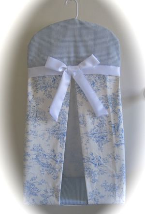 CENTRAL PARK TOILE BABY DIAPER STACKER NURSERY DECOR  