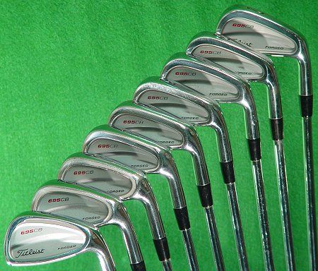 TOUR ISSUE Titleist 695 CB 695CB Forged Irons 2 PW Rifle 6.5 Steel 