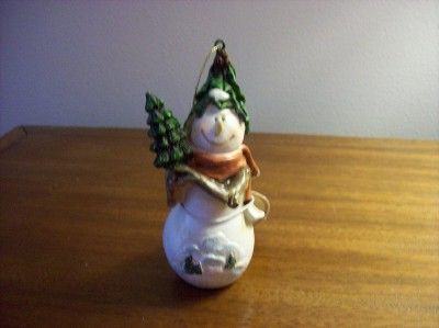 tii Collections Snowman holding tree ornament  