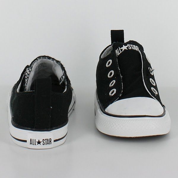 CONVERSE SIMPLE SLIP BLACK TODDLERS US SIZE 9, CM 16  