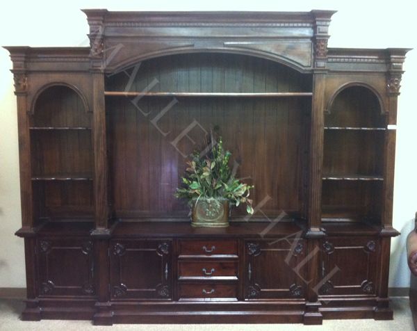 Solid Wood Mahogany Plasma TV Entertainment Center    Your Dreams 