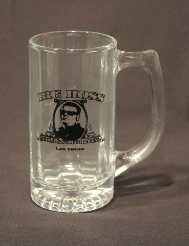 Corey BIG HOSS Harrison 13 oz Tall Beer Mug Gold Silver  