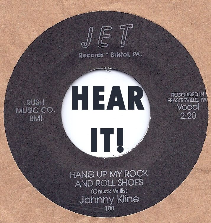 Rockabilly JOHNNY KLINE Thats All Right/R&R Shoes JET  