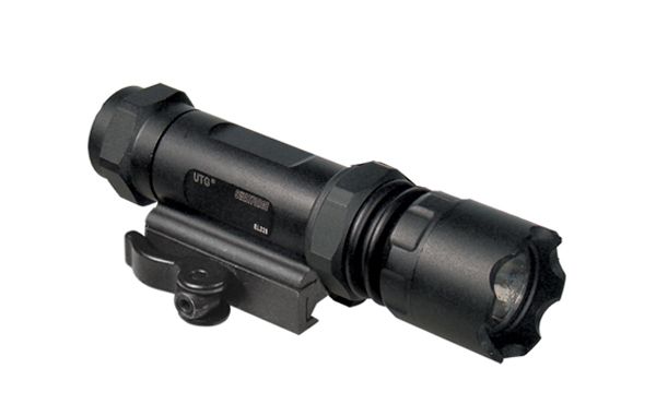 UTG LED Tactical Gun Flashlight Combat BLACK Rifle Carbine Shotgun 