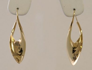 Michael Good Half Twist Earrings made in 18K yellow Gold  