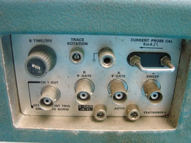 Tektronix 454A Oscilloscope Testing Equipment Electric Electronics 