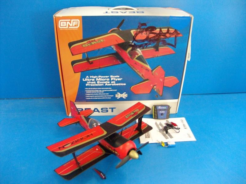   UMX Ultra Micro Beast BNF Electric R/C RC Airplane Bind N Fly EFLU4080