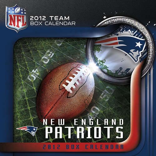 New England Patriots 2012 Desk Calendar  