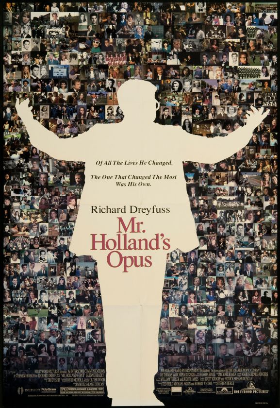 Mr. Hollands Opus 1995 Original U.S. One Sheet Movie Poster  