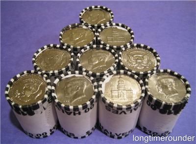 UNSEARCHED Kennedy Half Dollar Bank Roll, UNOPENED JFK roll from the 