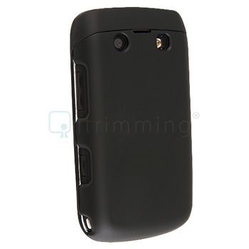 FOR BLACKBERRY BOLD 9700 ONYX BLACK CLIP ON HARD CASE  