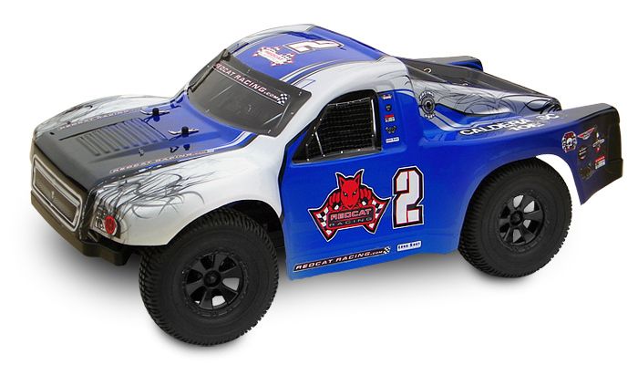   10 Scale Electric Brushless Redcat Remote Control SC Truck Blue  