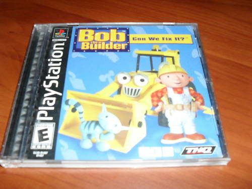 BOB THE BUILDER CAN WE FIX IT PLAYSTATION PS1 EX+N MINT 752919470640 