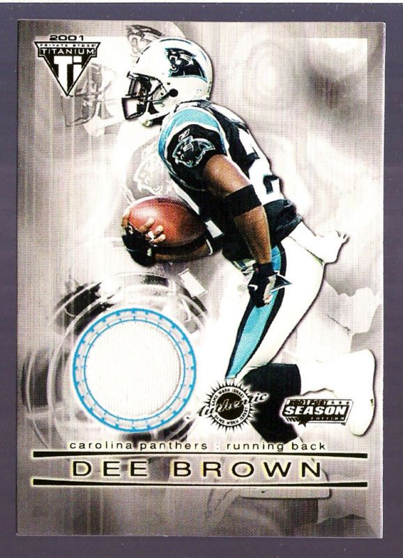 DEE BROWN PANTHERS SYRACUSE 2002 TITANIUM JERSEY  