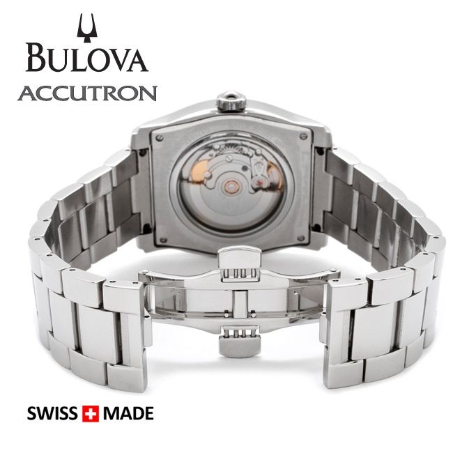 Bulova Accutron 63B015 ETA 2824 2 Swiss Made Mens Automatic Watch $ 