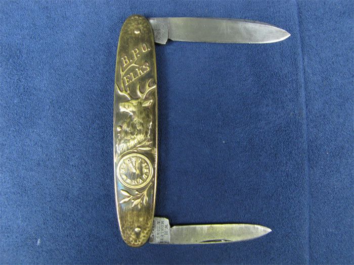 BPO Elks Vintage WH Morley & Sons Germany Pocket Knife  