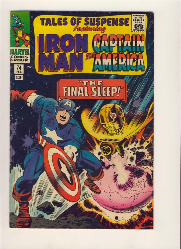 TALES OF SUSPENSE 74 SILVER AGE COMIC CAPTAIN AMERICA  