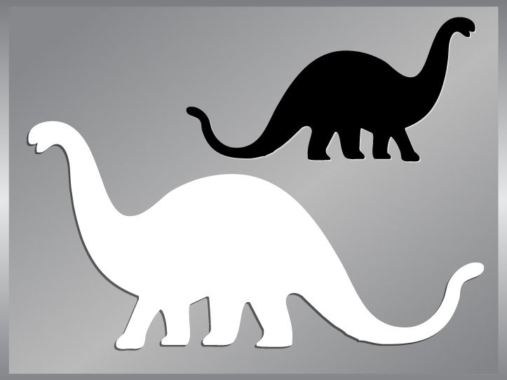 BRONTOSAURUS #2 Dinosaur cut vinyl decal up to 8 car  