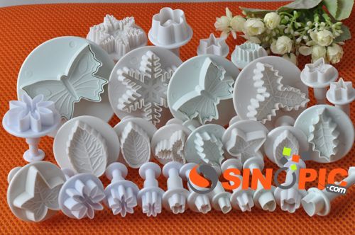 31 x Fondant Sugarcraft Gum Paste Cutter Plunger Tools  