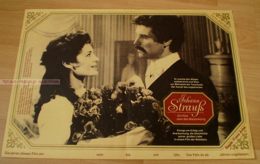 MATHIEU CARRIERE   JOHANN STRAUSS *EAST GERMAN POSTER  