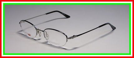   48 19 130 BLACK/SILVER EYEGLASSES/GLASSES/FRAME WOMENS STRASS  