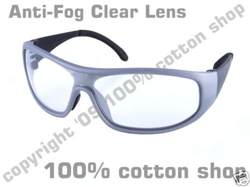 Safety Glasses Specs Anti Mist Fog Clear Lens MTB cycle  