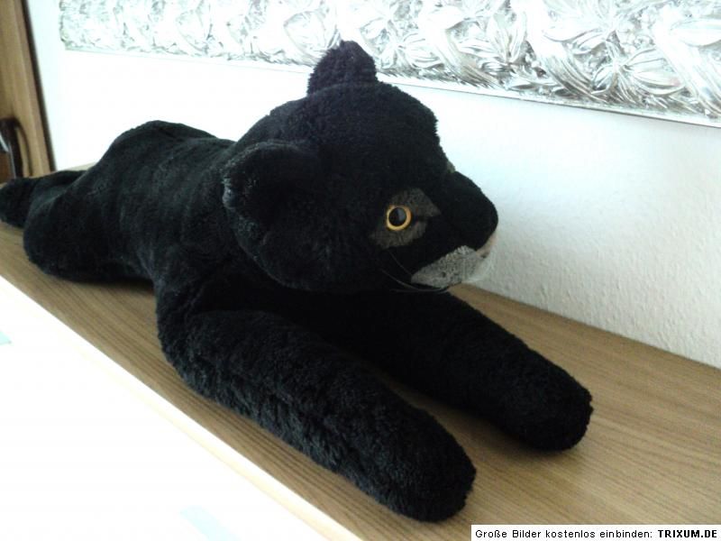 ORIGINAL OLD STEIFF BIG   29 BLACK PANTHER LYING 0387/75  