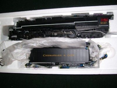 MTH CHESAPEAKE & OHIO 2 6 6 6 ALLEGHENY STEAM ENGINE TRAIN NEW W BOX 